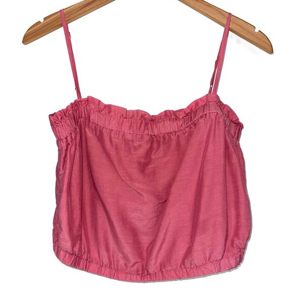 Velvet by Graham & Spencer Sorbet Pink Divya Cotton Silk Cami Top Size Small - Picture 4 of 14